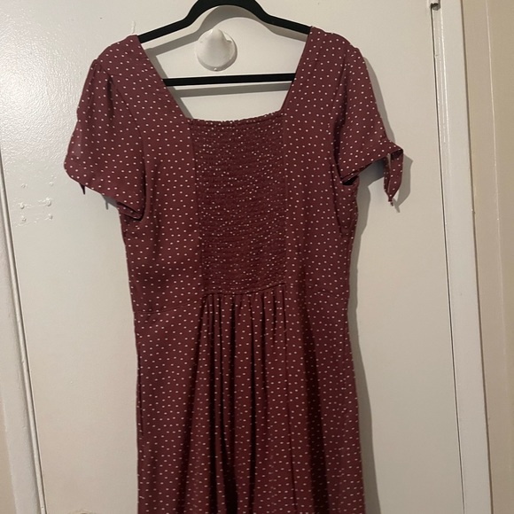 Abercrombie Polka Dot Short Sleeve Mini Dress - Picture 5 of 5